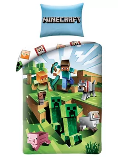 Pościel 160x200 bawełniana Minecraft Creative - Pościel dla dzieci - miniaturka - grafika 1