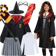 Moda i Uroda OUTLET - STRÓJ HARRY POTTER HERMIONA PRZEBRANIE KOSTIUM AKCESORIA - 142-146 - miniaturka - grafika 1