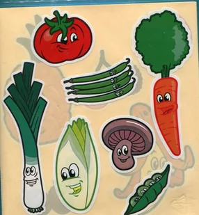 Crayola Naklejki Jumbo Owoce i warzywa - Przybory szkolne - miniaturka - grafika 1