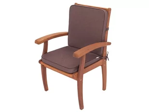 Poduszka na krzesło ogrodowe, Sara, Brąz Ekolen, 47x49x52 cm - Poduszki na krzesła - miniaturka - grafika 1
