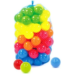 Mochtoys Piłki Piłeczki Kulki do Basenu 100szt w siatce - Suche baseny - miniaturka - grafika 1