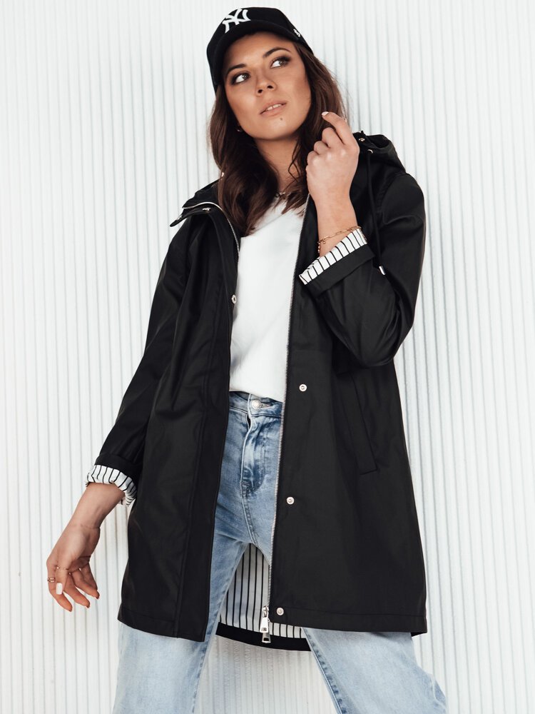 Kurtka damska przejściowa KELION czarna Dstreet TY4151-M/L