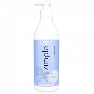Simple nawilżający balsam - jedwab/bawełna 500ml - Balsamy i kremy do ciała - miniaturka - grafika 1