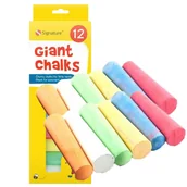 Kreda - Kolorowa kreda szkolna dla dzieci 12 szt - miniaturka - grafika 1