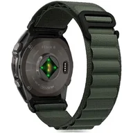 Akcesoria do smartwatchy - Pasek TECH-PROTECT Nylon Pro do Garmin Fenix 5/6/6 Pro/7 (47 mm)/E Zielony - miniaturka - grafika 1