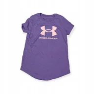 Koszulki dla dziewczynek - Koszulka dziewczęca rękawek UNDER ARMOUR S 7-8lat - miniaturka - grafika 1