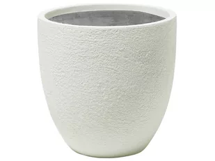 Doniczka 46 x 46 x 46 cm kremowa KANNIA - Donice - miniaturka - grafika 1