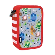 Piórniki - Piórnik 3-poziomowy z wyposażeniem VIKINGS - miniaturka - grafika 1