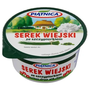 Piątnica - Serek wiejski ze szczypiorkiem - Sery - miniaturka - grafika 1