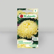 Nasiona i cebule - Aster chiński peoniowy Żółty 1g - Nasiona - W. Legutko - miniaturka - grafika 1