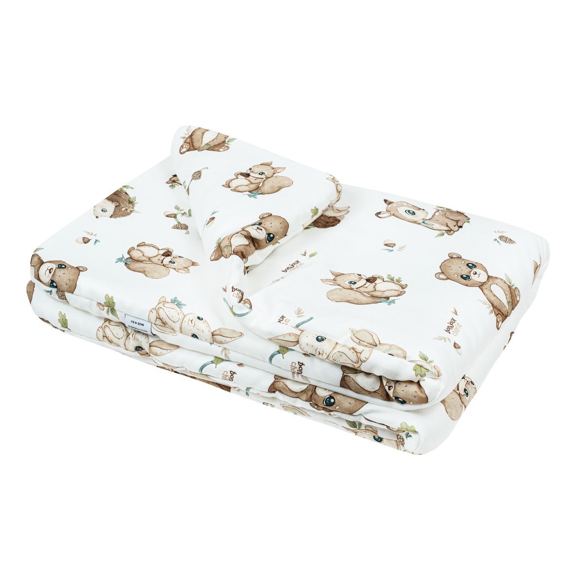 Bambusowa Kołderka Przedszkolaka Las 100x150 cm
