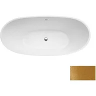 Wanny - Besco Ayla Glam wanna wolnostojąca 170x80 cm biały połysk/złoty/chrom #WAS-170-AYZL - miniaturka - grafika 1