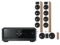 Kino domowe - Yamaha RX-V6A (czarny) + Diva 6 + 7 (dąb) - miniaturka - grafika 1