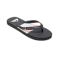 Klapki i japonki męskie - Męskie Japonki QUIKSILVER MOLOKAI AIRBRSH M SNDL AQYL101317-KVJ1 – Czarny - miniaturka - grafika 1