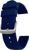 Akcesoria do smartwatchy - Lavvu Silikonowy pasek do zegarka 22 mm Lavvu LS01L22 granatowy - miniaturka - grafika 1