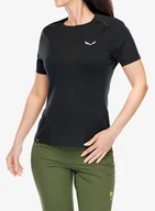 Koszulki i topy damskie - Koszulka damska Salewa Pedroc PTC Delta T-Shirt - black out - miniaturka - grafika 1