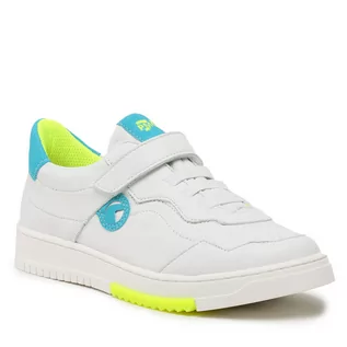 Buty dla dziewczynek - Sneakersy Primigi 3924622 D White-Turquoise - grafika 1