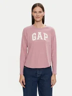 Bluzki damskie - Gap Bluzka 534389-01 Różowy Relaxed Fit - miniaturka - grafika 1
