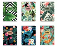 Zeszyty szkolne - Zeszyt A4/80K kratka TROPICAL MIX 10szt) Nowa - miniaturka - grafika 1