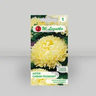 Nasiona i cebule - Aster chiński peoniowy Żółty 1g - Nasiona - W. Legutko - miniaturka - grafika 1