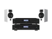 Zestawy stereo - Rotel A14 MkII (czarny) + CD14 MKII (czarny) + Lira 3 (biały) - miniaturka - grafika 1