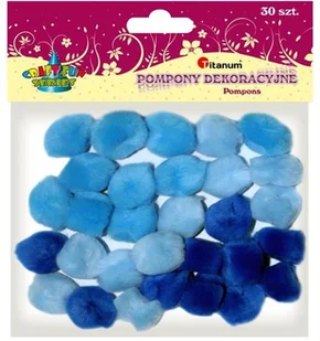 TITANUM Pompony TITANUM niebieskie op.30 283066 - Dekoratorstwo - miniaturka - grafika 1