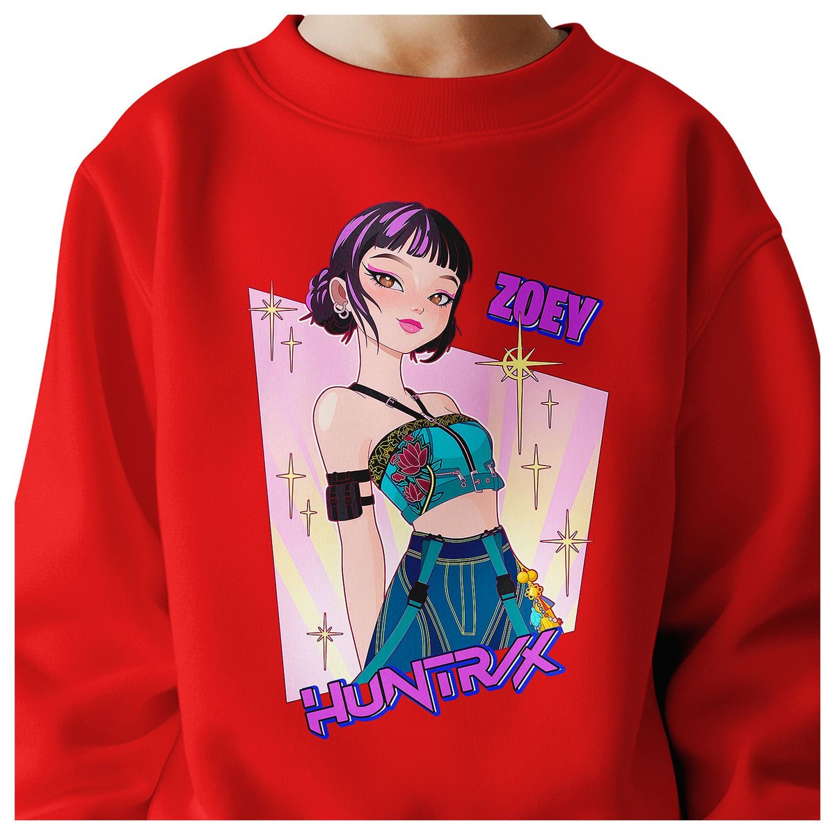 BLUZA DZIECIĘCA HUNTRIX ZOEY KPOP 146-152 BAWEŁNIANA JAKOŚĆ
