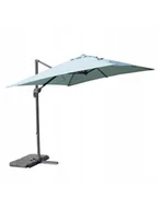 Parasole ogrodowe - Duży parasol ogrodowy z wysięgnikiem bocznym stelażem MEVEN 250x250 cm - miniaturka - grafika 1