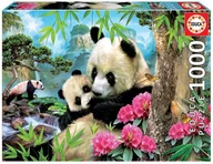 Puzzle - Educa Borras 17995 pandy 1000 części - miniaturka - grafika 1