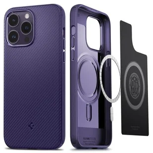 Spigen Etui ochronne Mag Armor do iPhone 14 Pro Deep Purple - Etui i futerały do telefonów - miniaturka - grafika 1