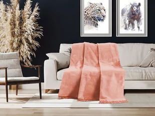Koc bawełniany Unico 150x200 różowy Darymex - Koce - miniaturka - grafika 1
