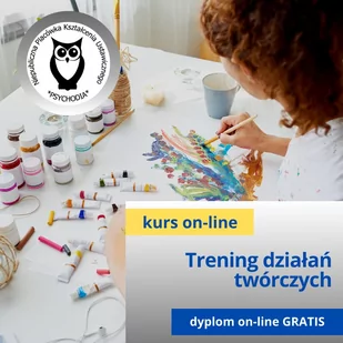Podstawy treningu działań twórczych z elementami kinezjologii edukacyjnej i pedagogiki zabawy kurs online - Rozwój osobisty - miniaturka - grafika 1