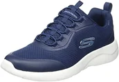 Trampki męskie - Skechers 894133 NVY, Trampki męskie, Navy Mesh/Synthetic/Trim, 43 EU, Granatowa Siatka Syntetyczna, 43 EU - miniaturka - grafika 1