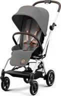 Wózki dziecięce - CYBEX EEZY S TWIST+2 SILVER FRAME Lava Grey - miniaturka - grafika 1