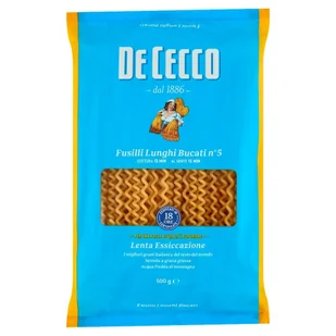 De Cecco Makaron Fusili Lunghi Bucati 500G - Makaron - miniaturka - grafika 1