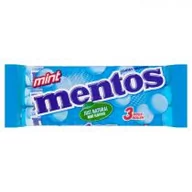 Cukierki - Mentos Cukierki do żucia o smaku miętowym 3 x 38 g - miniaturka - grafika 1