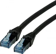 Patchcordy - Roline ROLINE UTP Patchcord Cat.6a Component Level, LSOH, czarny, 15 m - miniaturka - grafika 1