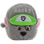 Plecaki szkolne i tornistry - Plecak Pluszowy Dziecięcy Psi Patrol Rocky, Hopki - miniaturka - grafika 1