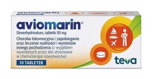 Teva Aviomarin 20mg 10 szt. - Układ pokarmowy - miniaturka - grafika 1