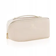 Kosmetyczki, organizery i kuferki - Kosmetyczka MELLOW Beżowa - Betlewski Duża Skóra Eco - miniaturka - grafika 1