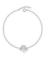 Bransoletki - Bransoletka srebrna drzewko szczęścia - miniaturka - grafika 1