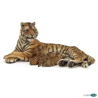 Figurki dla dzieci - Papo papo 50156  Lying tigress with Babies, Character - miniaturka - grafika 1