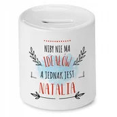 Skarbonki - Skarbonka Dla Natalii na Urodziny Imieniny Prezent z Nadrukiem ze Zdjęciem - miniaturka - grafika 1