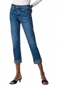 Spodnie damskie - PEPE JEANS JEANSY NIEBIESKIE NA ZAMEK 7/8 31 P9P - miniaturka - grafika 1
