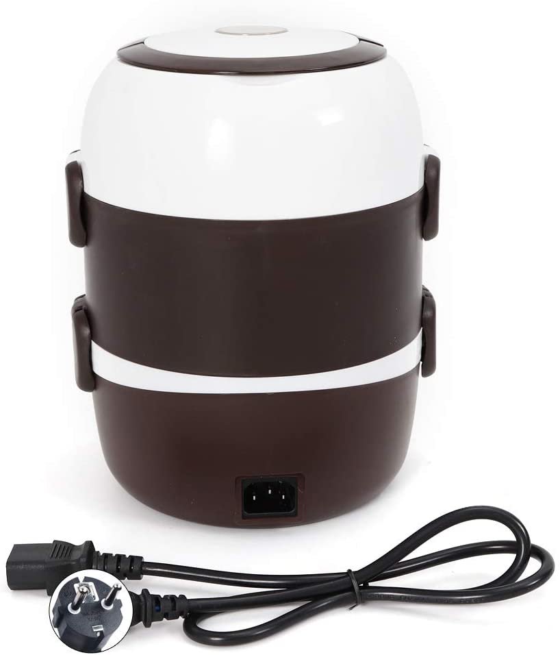 2L Przenośny Lunchbox Elektryczny 3-poziomowy Termiczny Lunchbox Elektryczny Lunchbox Podgrzewacz do żywności ze stali nierdzewnej 110V