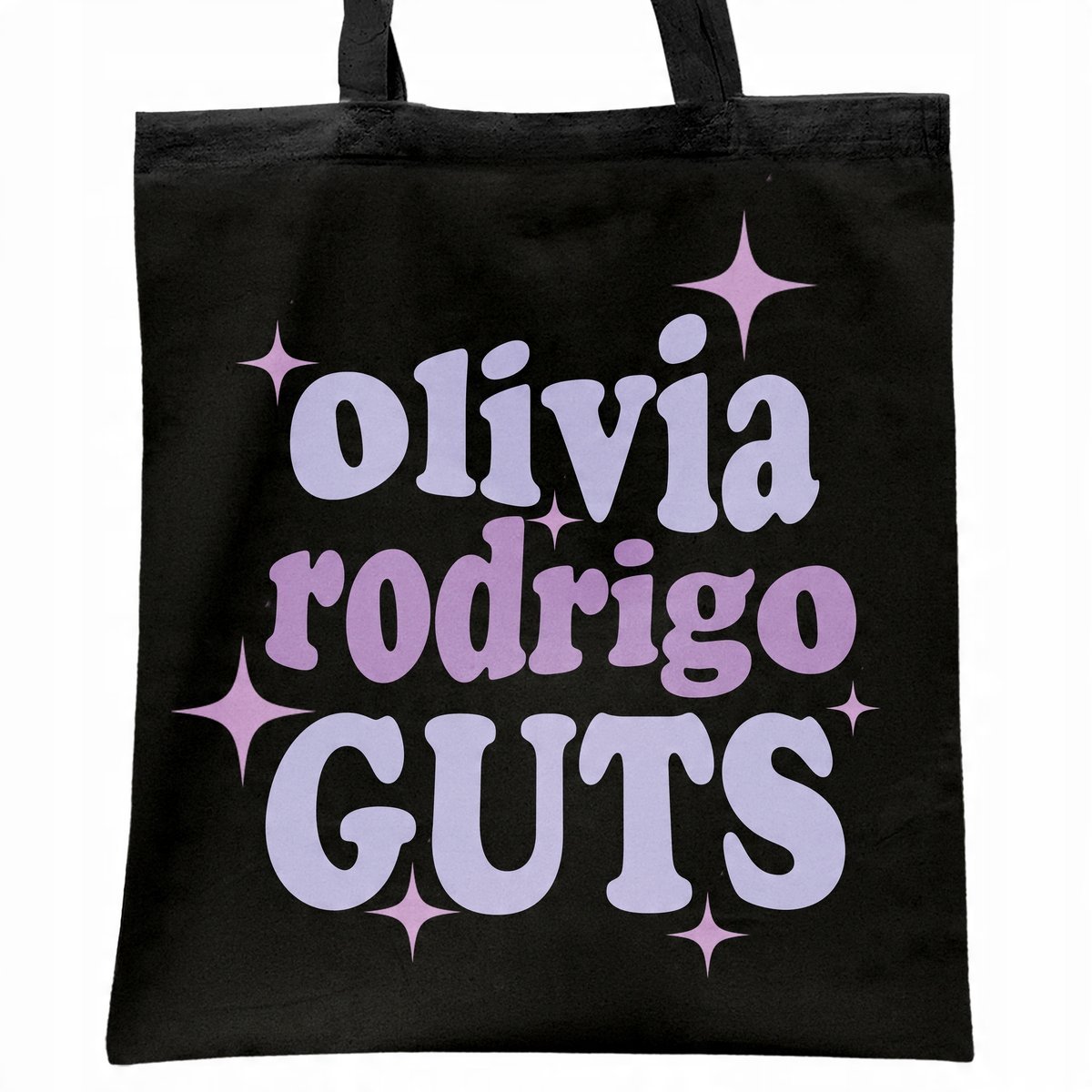 Torba Bawełniana Czarna Na Zakupy Olivia Rodrigo Guts Dla Fanów