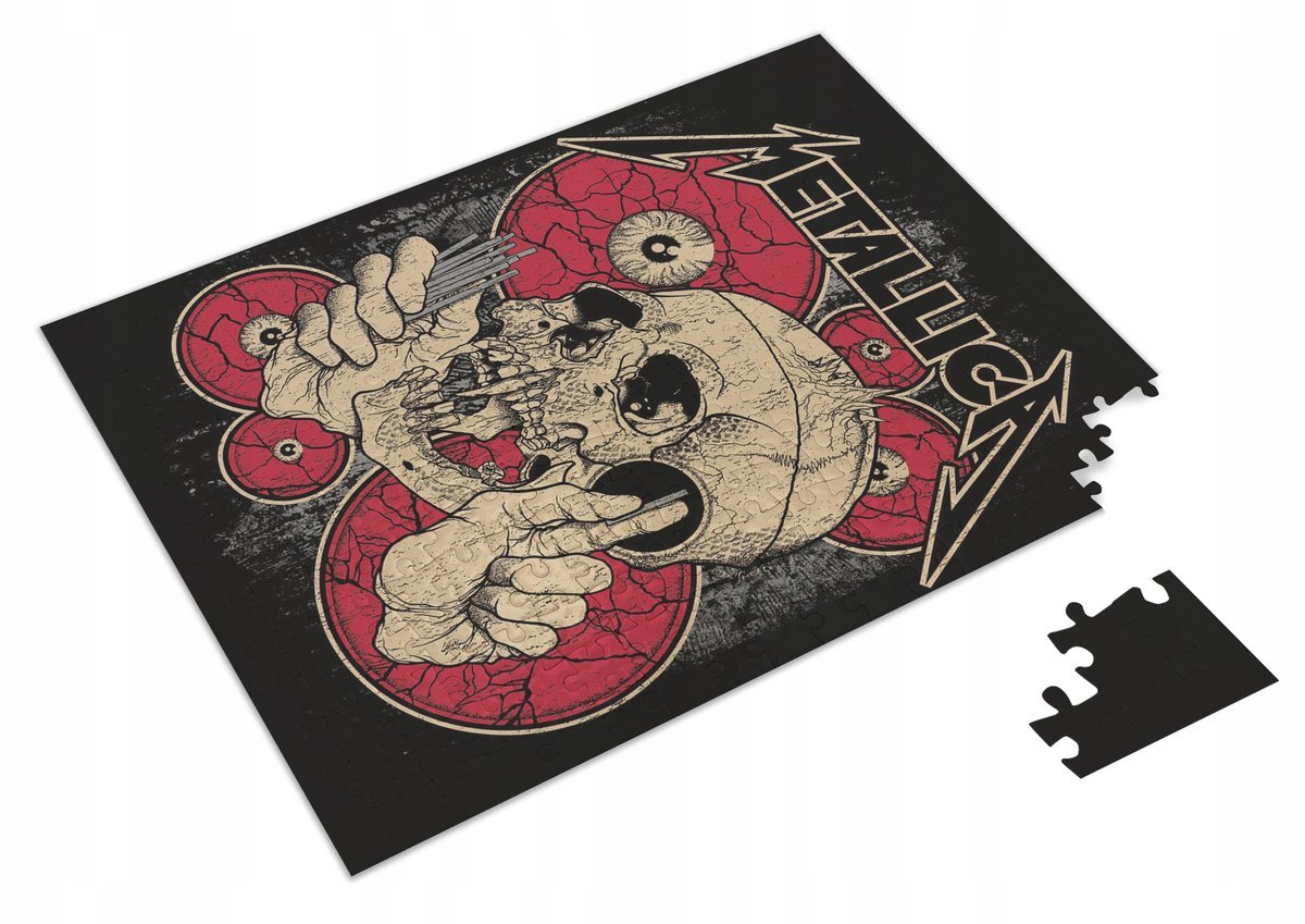 Puzzle METALLICA Metalica Zespół Hard Rock A3 252 el z Nadrukiem + IMIĘ 31