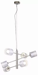Candellux SAX LAMPA WISZĄCA LINKA 6X40W E14 SATYNA - Lampy sufitowe - miniaturka - grafika 1