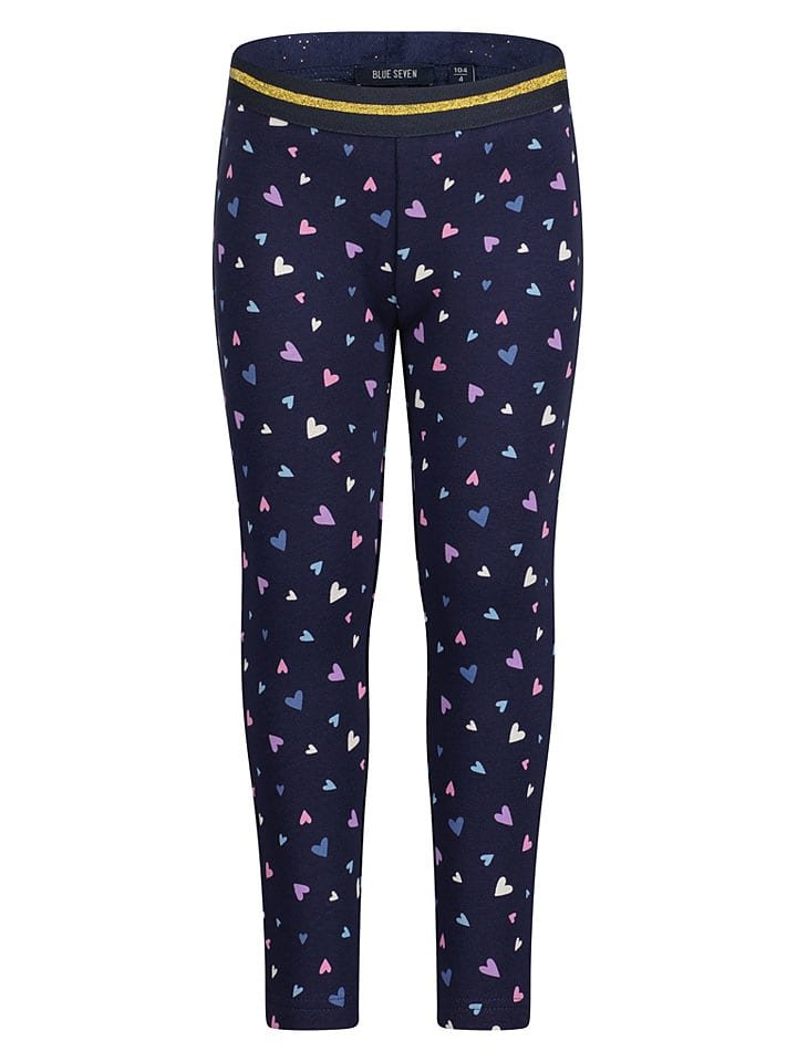 Blue Seven Legginsy w kolorze granatowym