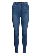 Spodenki damskie - Vero Moda Dżinsy "Sophia" - Skinny fit - w kolorze niebieskim - miniaturka - grafika 1
